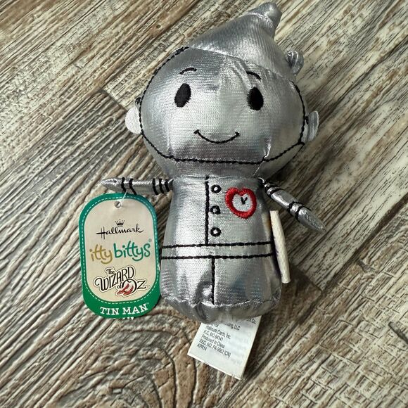 Hallmark Itty Bittys Tin Man from Wizard of Oz Plush - Picture 1 of 7